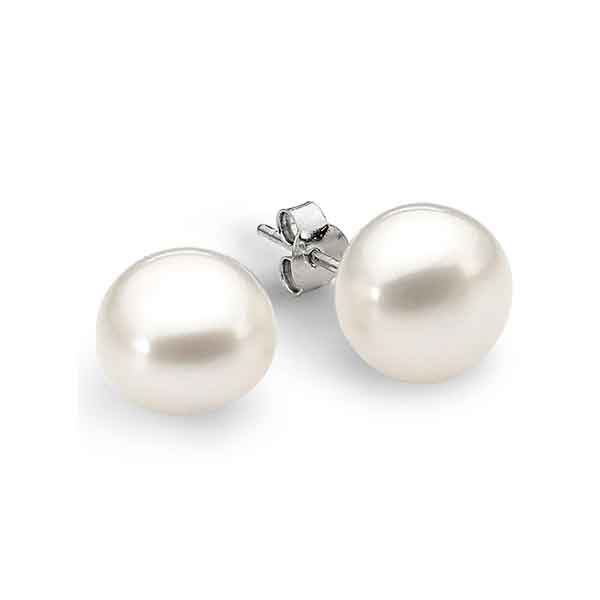 Sterling Silver 7mm Freshwater Pearl Stud Earrings