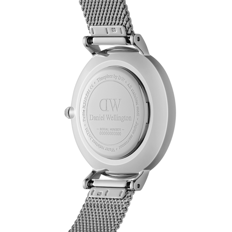 Daniel Wellington Petite 32 Silver and White Watch
