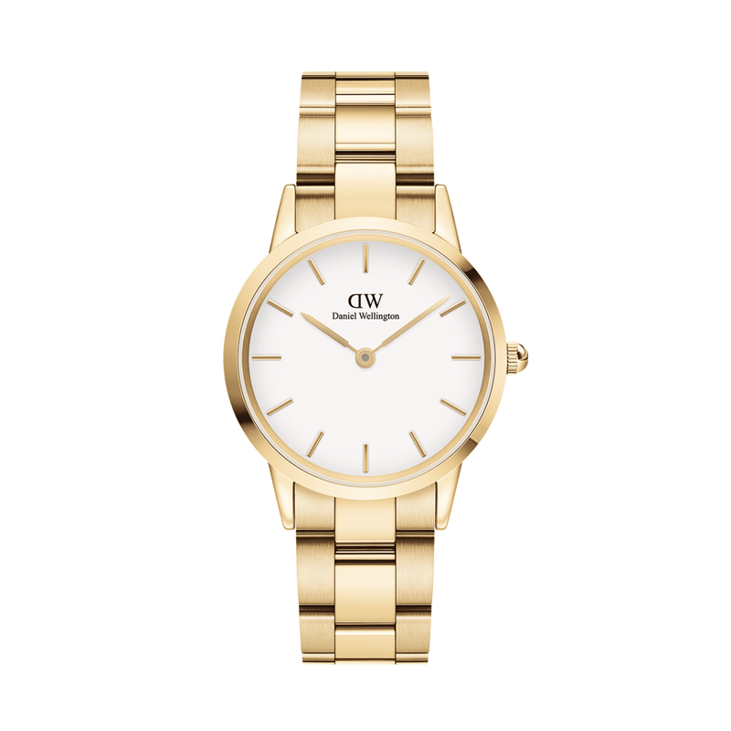 Daniel Wellington Iconic Link 32 Gold and White Watch