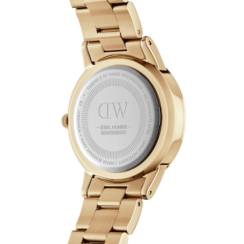 Daniel Wellington Iconic Link 32 Gold and White Watch