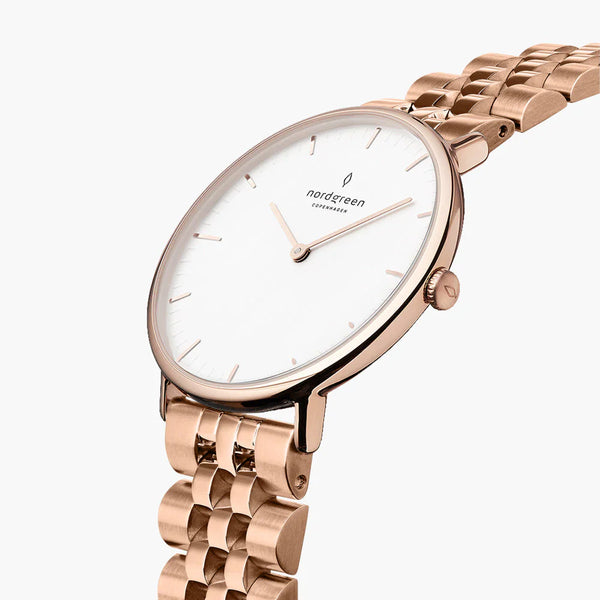 Nordgreen Native Rose Gold 32mm