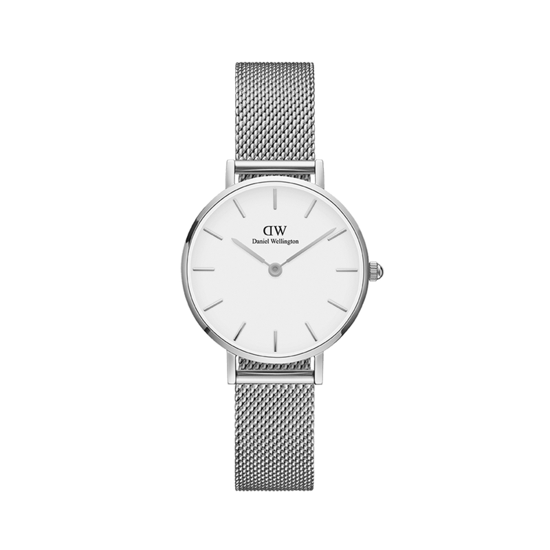 Daniel Wellington Petite 32 Silver and White Watch