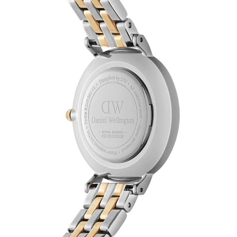 Daniel Wellington Petite Lumine 28 5-Link Gold and Silver White Watch