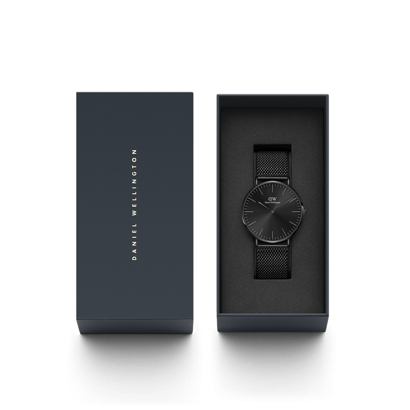 Daniel Wellington Classic 40 Ashfield Black Onyx Watch