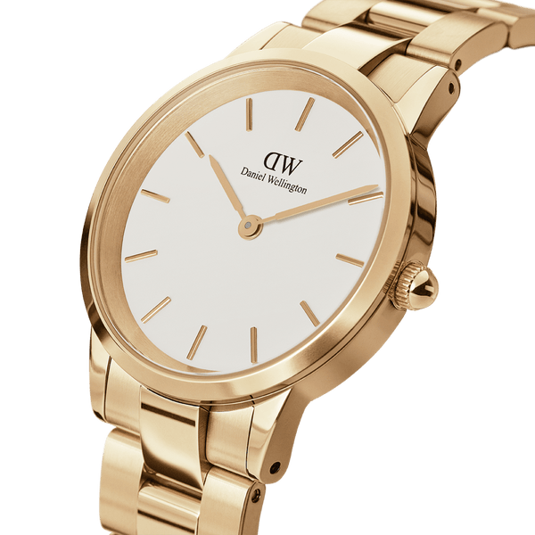 Daniel Wellington Iconic Link 32 Gold and White Watch