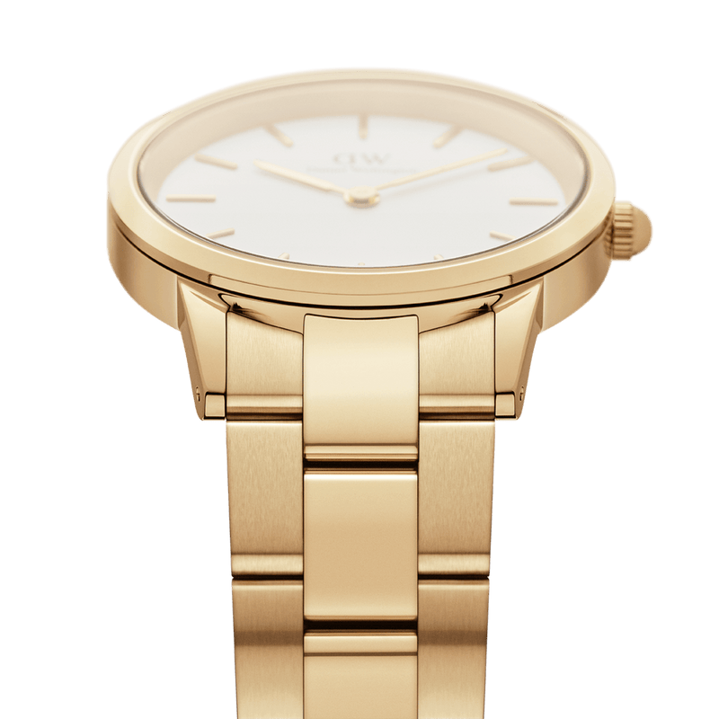 Daniel Wellington Iconic Link 32 Gold and White Watch