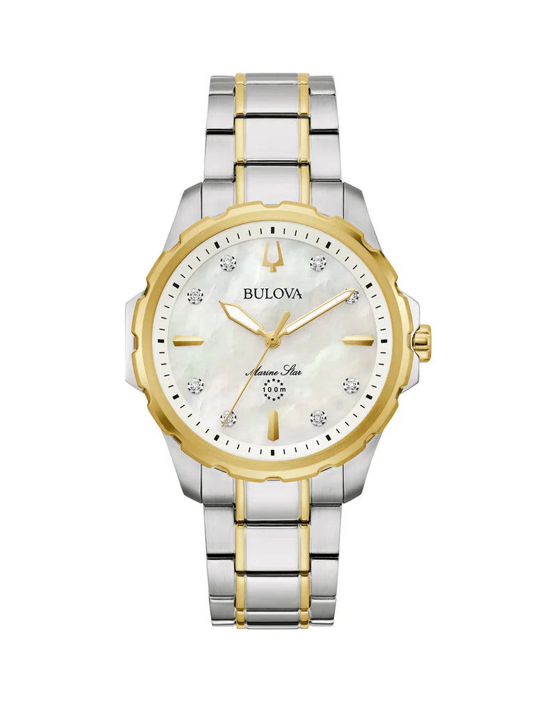 Bulova Marine Star Classic Diamond Watch, 36mm