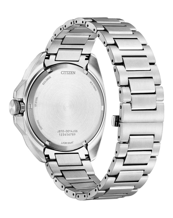 Citizen Eco-Drive Black Dial Watch, 42mm