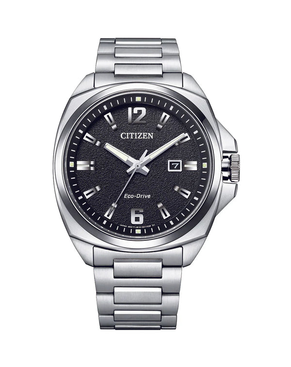 Citizen Eco-Drive Black Dial Watch, 42mm