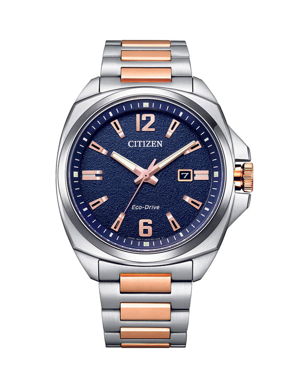 Citizen Eco-Drive Blue Dial Watch, 42mm