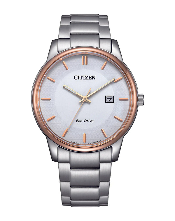 Citizen Eco-Drive White Dial Watch, 40mm