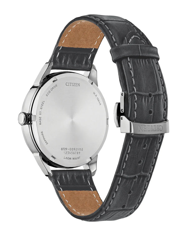 Citizen Eco-Drive Silver Dial Watch, 40mm