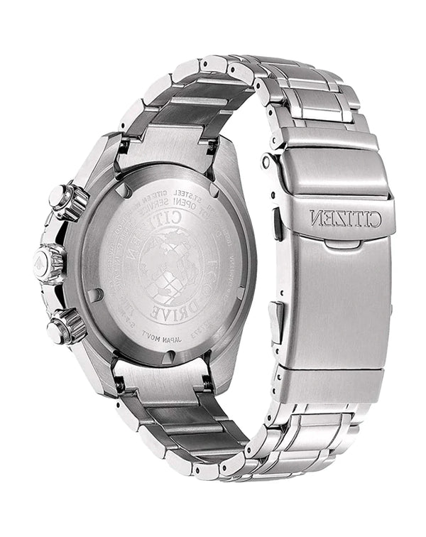Citizen Eco-Drive Chronograph Black Dial Watch, 43mm