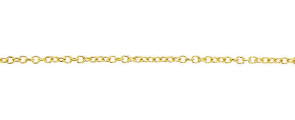 9ct Yellow Gold Cable Chain, 42cm