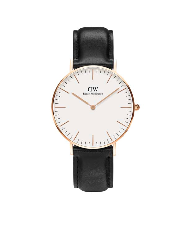 Daniel Wellington Classic 36 Sheffield Rose Gold and White Watch
