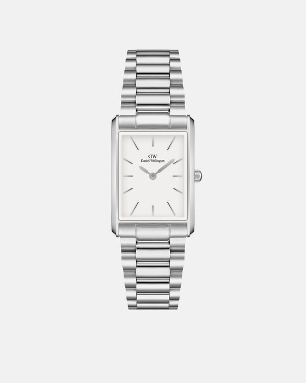 Daniel Wellington Bound 32x22 3-Link Silver White Watch