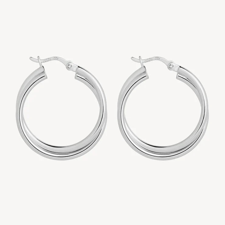 Najo Duet Hoop Earrings