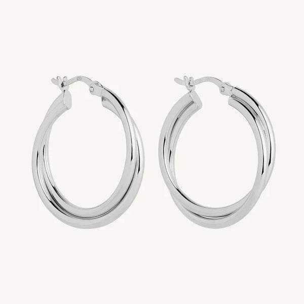 Najo Duet Hoop Earrings