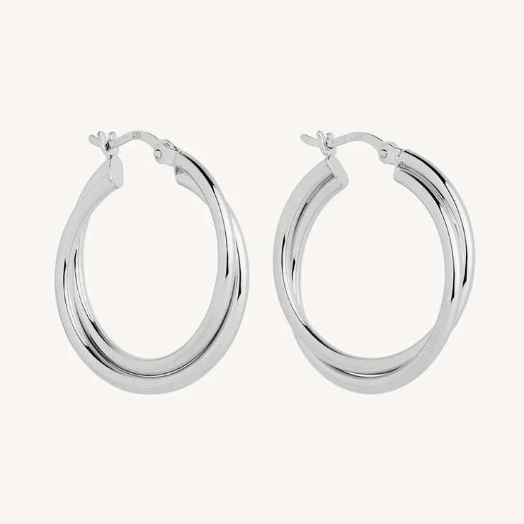Najo Duet Hoop Earrings