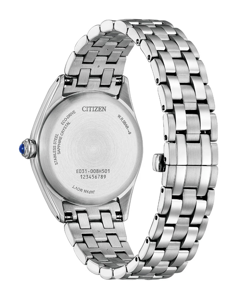 Citizen Eco-Drive Orange Dial Watch, 33mm