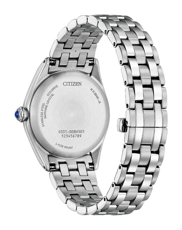 Citizen Eco-Drive Orange Dial Watch, 33mm