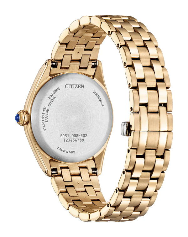 Citizen Eco-Drive light green dial, 33mm