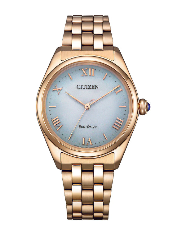 Citizen Eco-Drive light green dial, 33mm