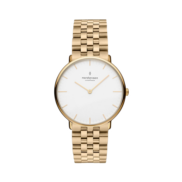 Nordgreen Women's Native 32mm 5 Link Gold Watch