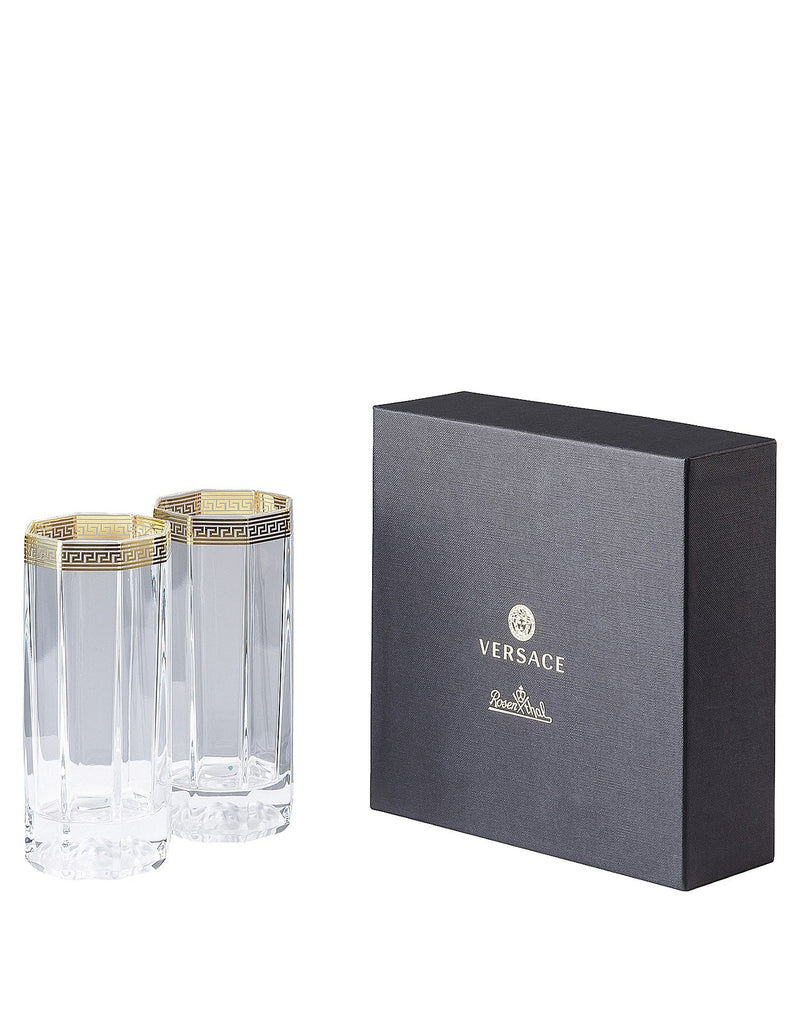 Versace Medusa Lumiere D'Or Long Drink Pair