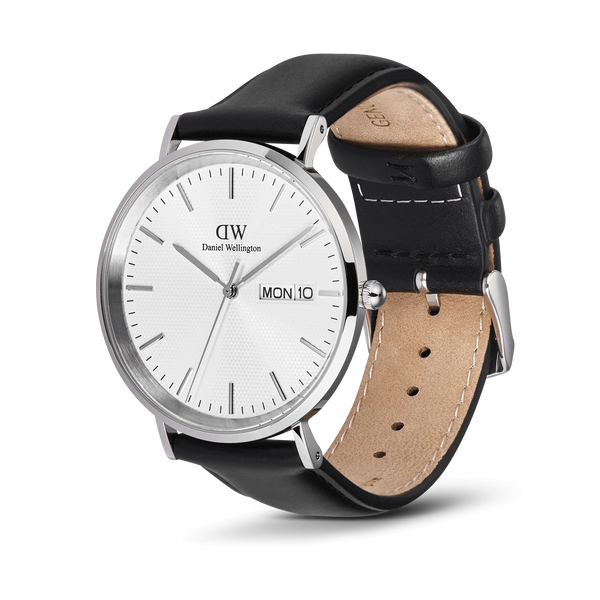 Daniel Wellington Classic Day Date 40 Sheffield White and Black Watch