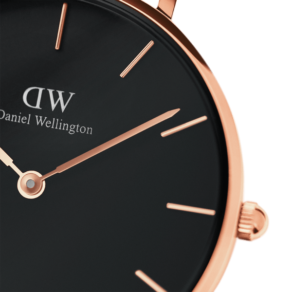 Daniel Wellington Petite 32 Ashfield Rose Gold and Black Watch