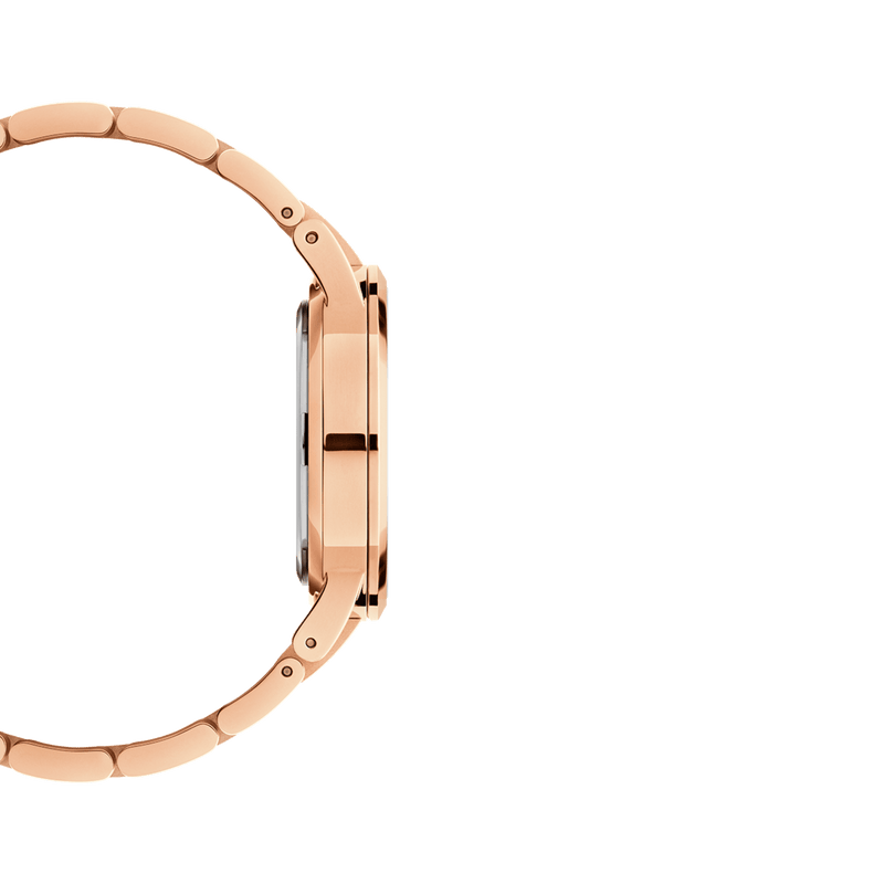 Daniel Wellington Iconic Link 36 Rose Gold and Black Watch