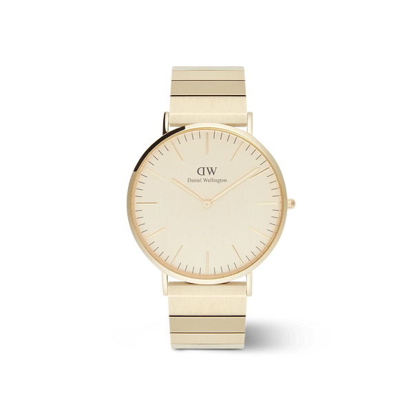 Daniel Wellington Classic Piano Link 40 Gold Watch