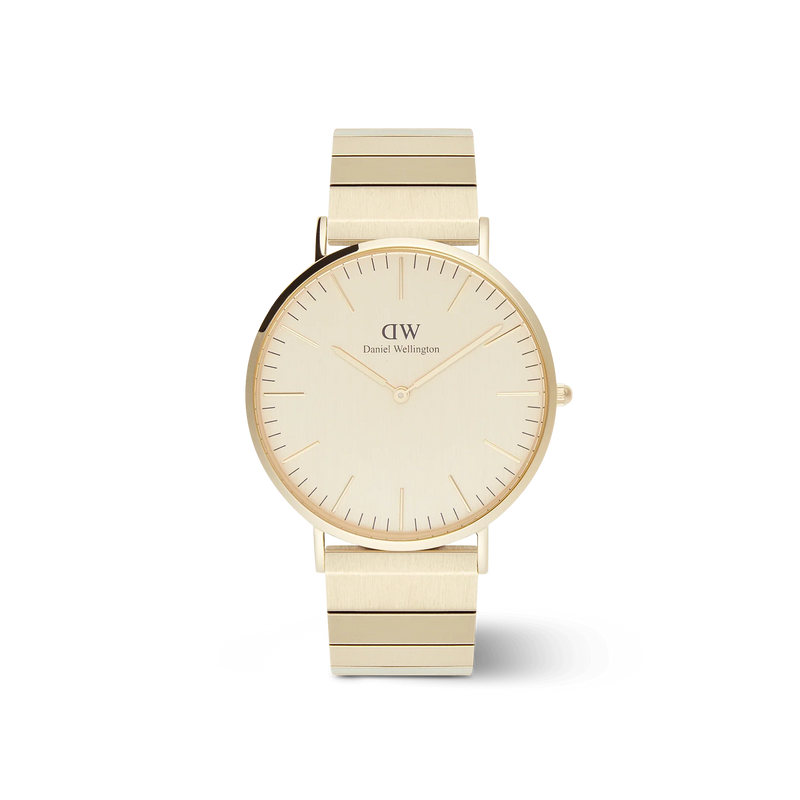 Daniel Wellington Classic Piano Link 40 Gold Watch