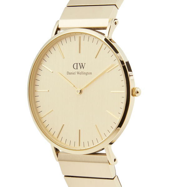 Daniel Wellington Classic Piano Link 40 Gold Watch
