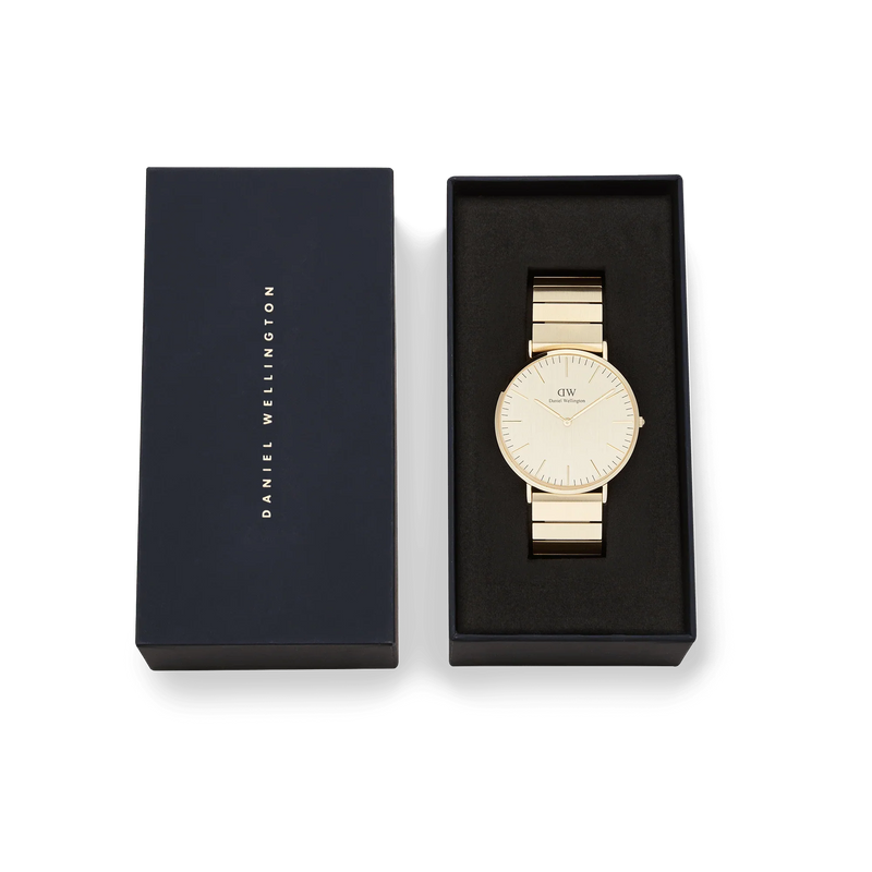 Daniel Wellington Classic Piano Link 40 Gold Watch