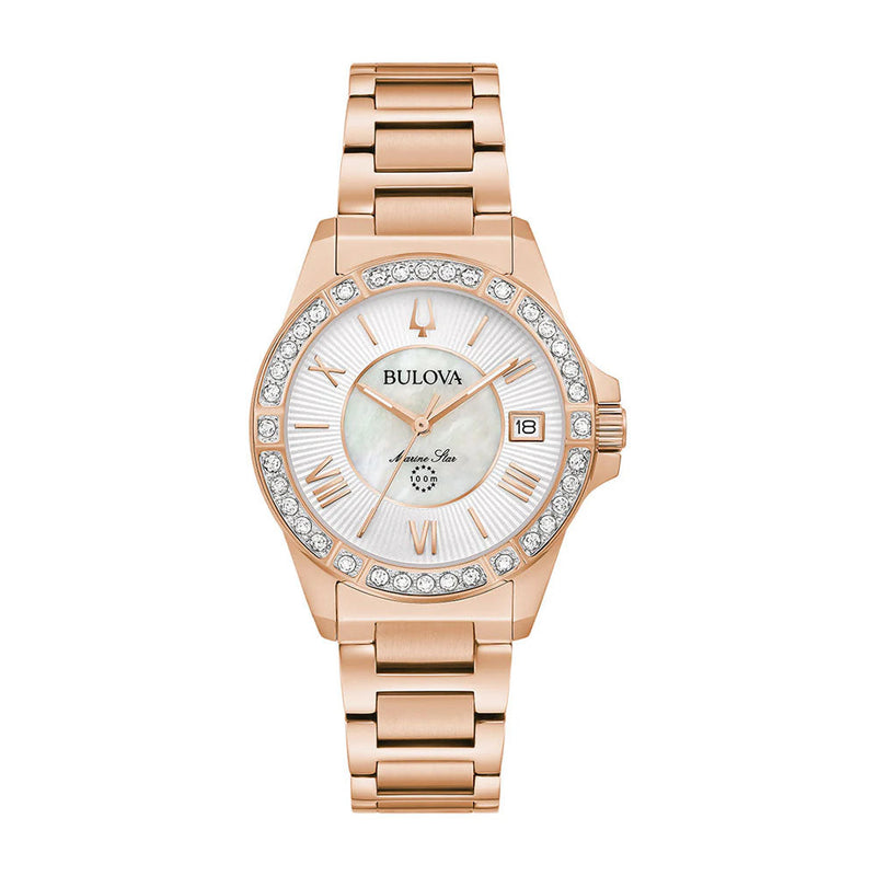 Bulova Marine Star Diamond Watch, 32mm