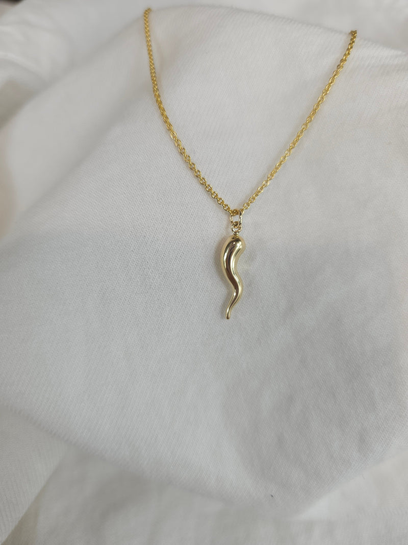 9ct Yellow Gold Horn of Plenty, 16mm