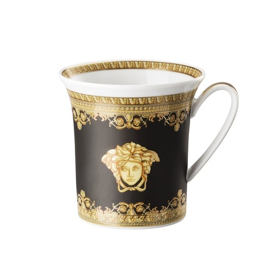 Versace Baroque Nero Handled Mug