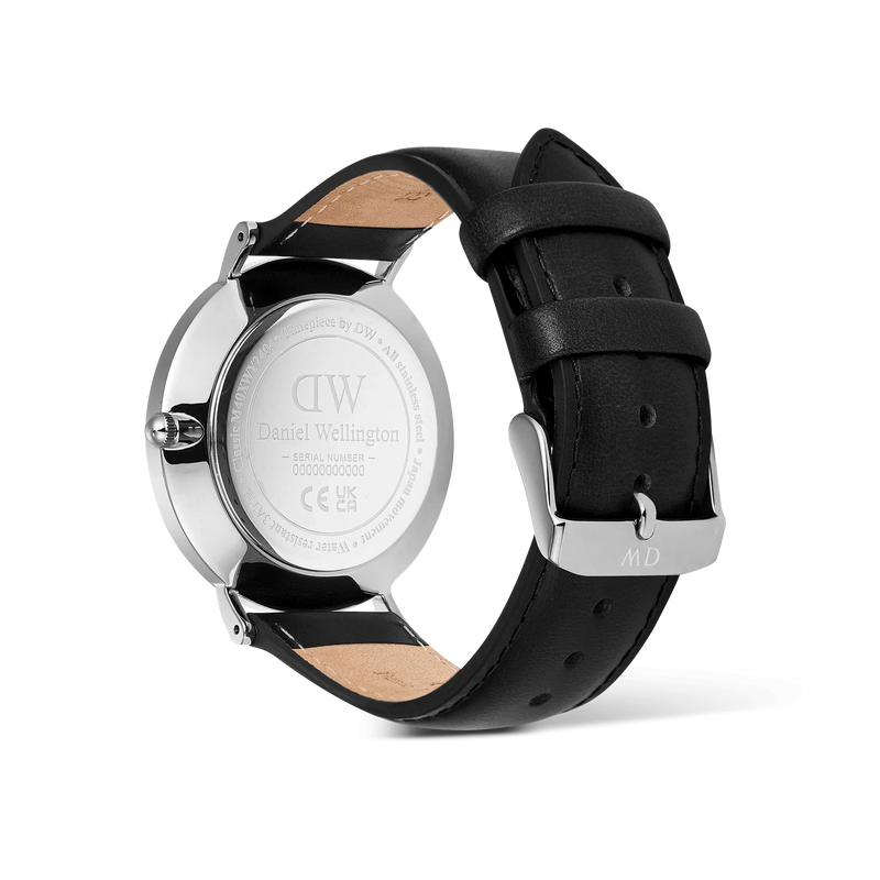 Daniel Wellington Classic Day Date 40 Sheffield White and Black Watch