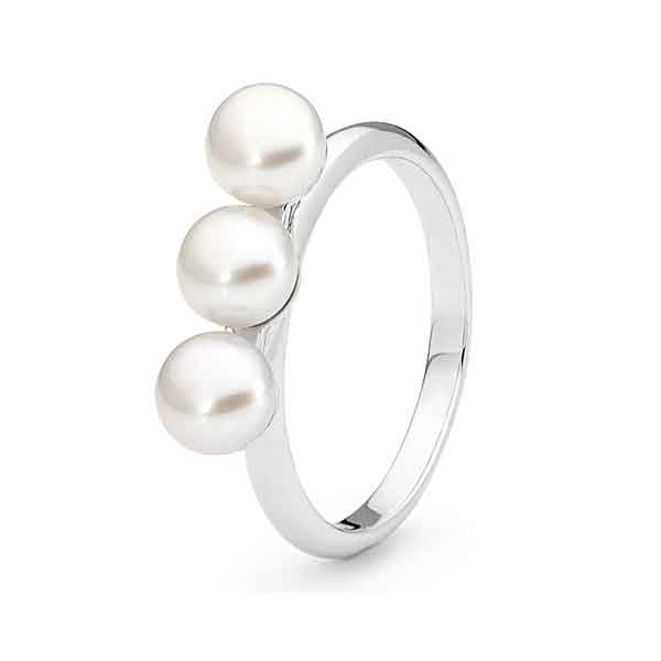 Freshwater Pearl Ring Sterling Silver