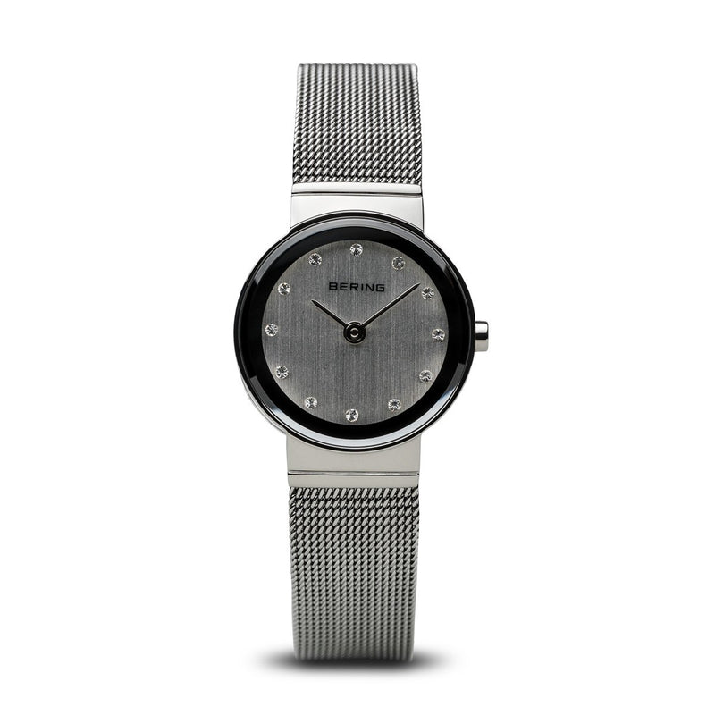 Bering Classic Polished Silver Mesh Watch