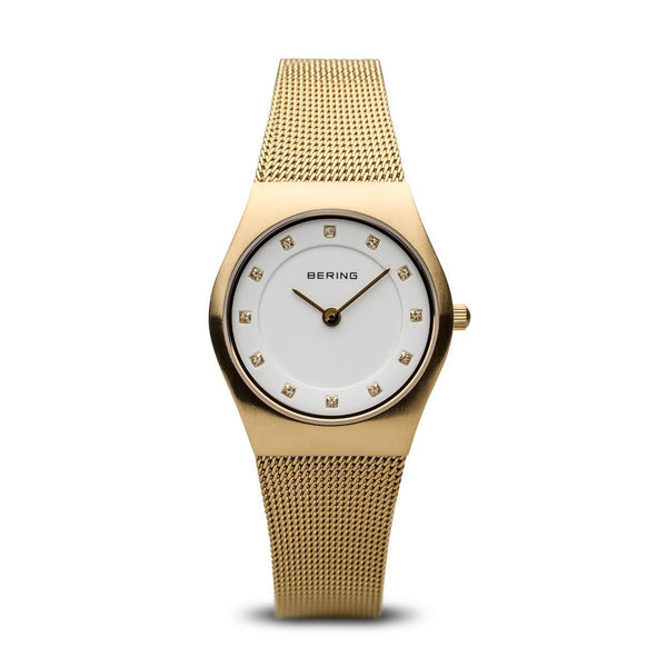Bering Classic Brushed Gold Watch