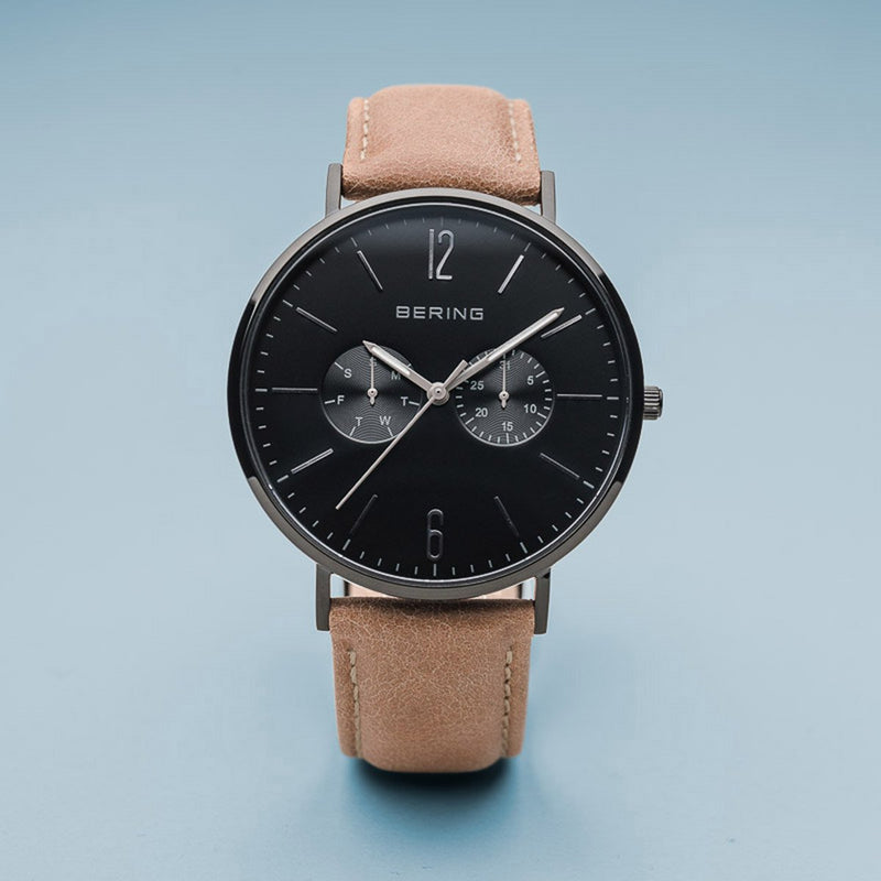 Bering Classic Polished Black Watch
