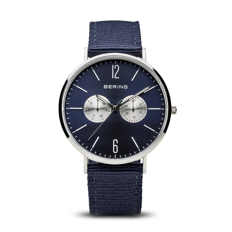 Bering Sale Polished Silver Watch