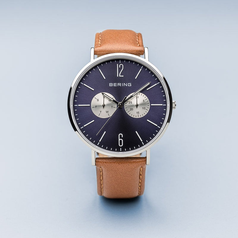 Bering Sale Polished Silver Watch