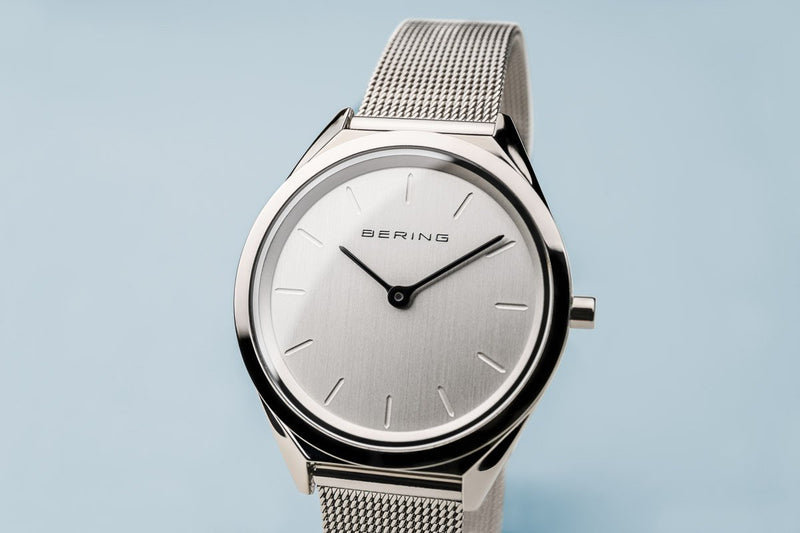 Bering Ultra Slim Polished Silver Watch