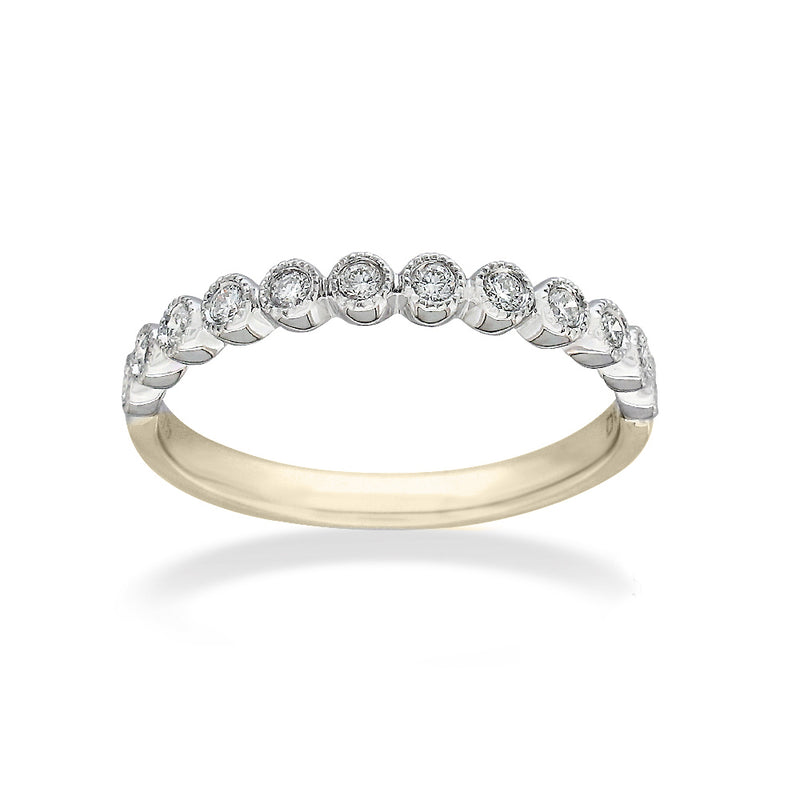 18ct Vintage Millgrain Wedding / Eternity Ring