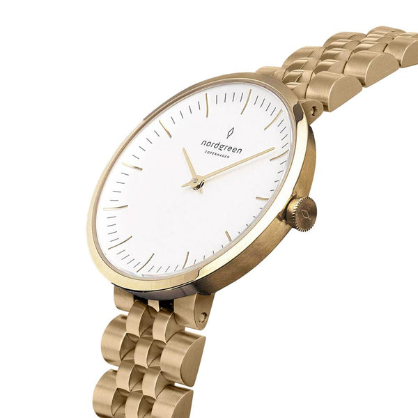 Nordgreen Infinity 32mm Gold Watch