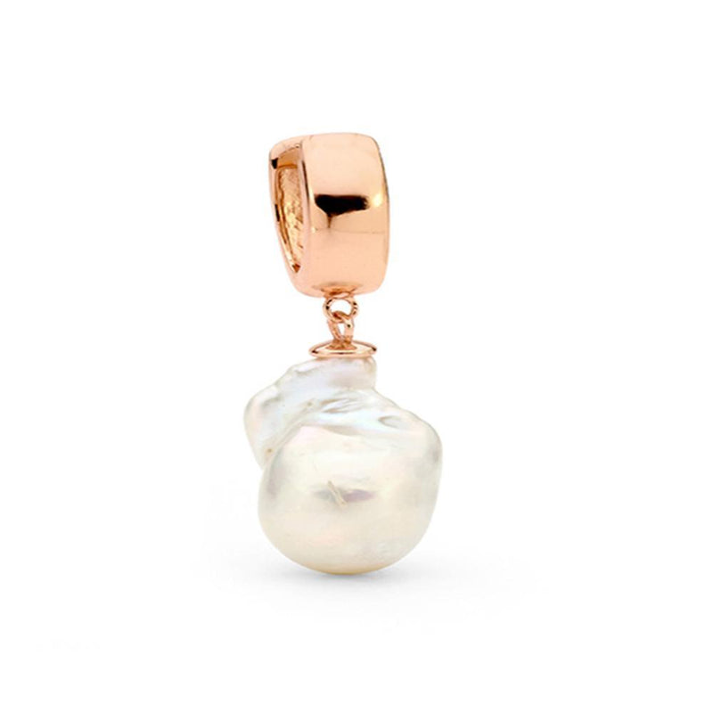 14ct Rose Gold Plated Sterling Silver Pearl Enhancer